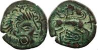 Münzen Statère Coriosolites CORIOSOLITES (région de Corseul Côtes dArmor) de billon à la lyre, classe Va au nez en crosse TTB -