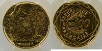 Münzen Frankreich Monnaies courantes 100 UEFA Euro PCGS-MS70 BE -