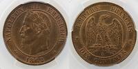 Münzen 10 Cent G.253 Napoléon III tête laurée (Paris) PCGS-MS64RB pr.FDC -