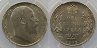 Münzen Indien Britisch-Indien Roupie Edouard VII (C) PCGS-MS62 SUP/FDC -