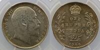 Münzen Indien Britisch-Indien Roupie Edouard VII (C) PCGS-AU55 TTB+/SUP -