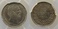 Münzen Niederlande   Wilhelm III   (1849-1890)          PCGS-MS63    SUP/FDC 10 Cents 1882 
