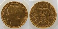 Münzen 100 Francs G.1148 type Bazor PCGS-MS64 pr.FDC -