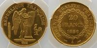 Münzen 20 Francs 1886 A G.1063   Génie  (Paris)  PCGS-MS65  FDC  1200,00 EUR kostenloser Versand