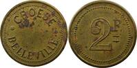 Münzen  BELLEVILLE (54)  CROESE  2 F  Laiton, rond  TTB  50,00 EUR  zzgl. 7,00 EUR Versand