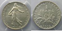 Münzen 1 Franc 1902 G.467  Semeuse   PCGS-MS63  SUP/FDC  230,00 EUR  zzgl. 7,00 EUR Versand