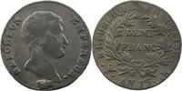 Münzen 1/2 Franc G.395  Napoléon Empereur  An 13 K (Bordeaux)  B/TB  180,00 EUR  zzgl. 7,00 EUR Versand