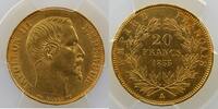Münzen 20 Francs 1855 A G.1061   Nap.III, tête nue  (Paris)  PCGS-AU58  ... 700,00 EUR kostenloser Versand