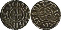 Karl der Kahle (840-877) Denier Bourges en argent Charles le Chauve ou au nom de Charles Empereur, (fin IXe début Xe) TTB+ -