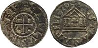 Karl der Kahle (840-877) Denier Indéterminé en argent à la légende chrétienne TTB -