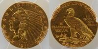 Vereinigte Staaten von Amerika 2,5 Dollars tête d'Indien PCGS-MS61 SUP+ -