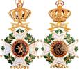 Münzen  Belgien  Leopoldorden  Ordre de Léopold  Croix de Commandeur avec Épées  Règne de Léopold II