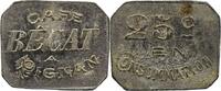 PIGNAN (34)  Caf&eacute; BECAT   Elie 10.2  25 c  Zinc Nickel&eacute;, rectangle carr&eacute;... 20,00 EUR  zzgl. 12,00 EUR Versand