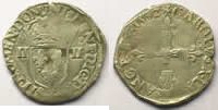 Französische königlische Münzen 1592 T (Nantes) TB+