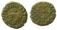Münzen Liard Henri III Duplessy 1148 au Dauphin, 1er type ? Z (Grenoble) TB+ -