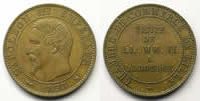 Münzen 5 Centimes G.153 Visite de Lille bronze SUP -