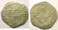 Ausländische Münzen Blanc de 4 Soldi Emmanuel Philibert (1559-1580) 1577 T (Turin) TTB
