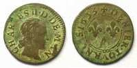 Feudalmünzen Denier tournois (Charles II de Gonzague 1637-1659) 1653 TB