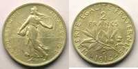 Münzen 2 Francs G.532 Semeuse (Castelsarrasin) TTB+/SUP -