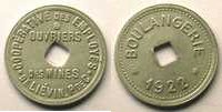 Münzen Numismatik der Bergwerken Liévin Coopérative des employés et ouvriers des Mines Boulangerie Alu, R percé 21mm TTB -