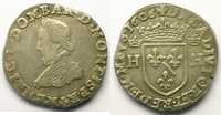 Feudalmünzen Teston 1606 TTB