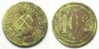 Münzen Numismatik der Bergwerken Moutiers Coopérative La Mine de Moutiers 10 c Ma, R 25mm TB+/TTB -