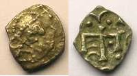 Merovingische Münzen Denier d'argent TB+/TTB