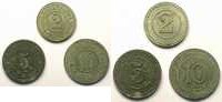 Münzen Ulm (Württemberg) Kriegsgefangenen-Lager Ulm 2, 5, 10 (Pf) TTB/SUP -