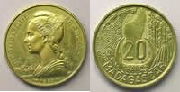 Französische Kolonialmünzen Lec.111 20 Francs 1953 Essai SUP