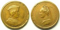 Münzen bronze Medaillen Ferd. de Saint Urbain série des Ducs de Lorraine Ferry I 47 mm TB+/TTB -
