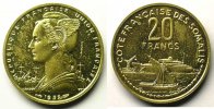Französische Kolonialmünzen Lec.46 20 Francs 1952 Essai SUP/FDC