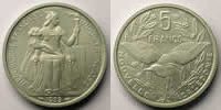 Französische Kolonialmünzen Lec.70 5 Francs 1952 Essai SUP