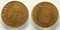 Münzen Liard Ludwig XVI (1774-1792) G.348 (Toulouse) PCGS-MS64RB pr.FDC -