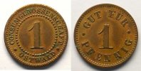 Münzen OSTWALD (67) Consumgenossenschaft 1 (Pf) Cu, R 16mm TTB -