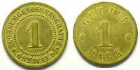 Münzen 1 Mark OSTWALD (67) Consumgenossenschaft Lt, R 24mm TB+/TTB -