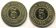 Münzen STRASSBURG (Strasbourg) (67) Consum Gen. Artillerie Werkstatt 5 (Pf) ZnNi, R 18,5mm SUP -