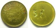 Münzen STRASSBURG (Strasbourg) (67) Strassburger Männergesang Verein 5 F Lt, R 24,5mm TTB -