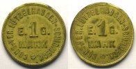 Münzen LUTZELHAUSEN-SCHIRMECK (67) Cons. Ver. Lutzelhausen -Schirmeck, E.G. 1 Mk Lt, R 24mm TTB -