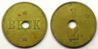 Münzen STRASSBURG (Strasbourg) (67) Beck 1/2 (liter) Lt,Rtr 23 mm TB+/TTB -