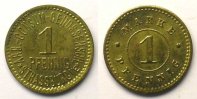 Münzen 1 Pf STRASSBURG (Strasbourg) (67) Arb. Consum Genossenschaft Lt, R 15mm SUP -