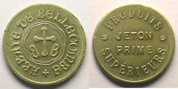 Münzen Jeton ABBAYE DE BELLECOMBE (43) Produits Supérieurs Prime Ni, R 21 mm SUP -