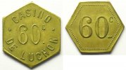 Münzen 60 cent BAGNERES DE LUCHON (31) Casino de Luchon Elie 10.2 . Lt, 6 24mm SUP -