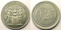 Münzen BETHUNE (62) Ville de Béthune Elie 10,2 0,25 F Al,R 30 mm flan mince ESSAI SUP/FDC -