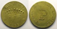 Münzen DOLE (39) Ville de DOLE - Association Alimentaire Elie - P Lt,R 24 mm TTB -