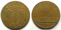 Münzen Jeton Jetons des alten Regims Bourgogne des Etats en cuivre TTB+/SUP -