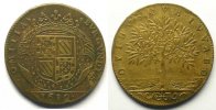 Münzen Jeton Jetons des alten Regims Bourgogne des Etats en cuivre TB+ -