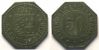 Münzen ERSTEIN (67) Stadt 50 (Pf) Faux de Rottinger Zn, 8 24,5 mm FDC -