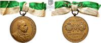 ÖSTERREICH AE-Schützenmedaille UNGAR. WEISSKIRCHEN & ISCHL / OÖ Schützenjubiläum Bauer grün weiss Band -