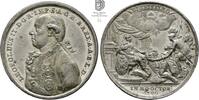 ÖSTERREICH Sn-Medaille 1790 Leopold II. Kaiserkrönung Frankfurt Reich vz