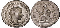 Roman Empire Antoninianus Gordian III AR Antoninianus - Apollo, Bare to Waist, Seated -